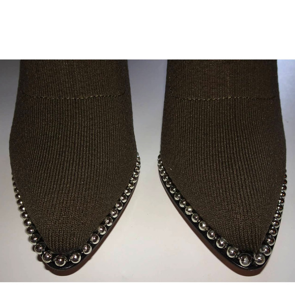 BCBGeneration Women's Beya Fashion Boot, Dark Olive Flyknit, Size 5 - Picture 9 of 16